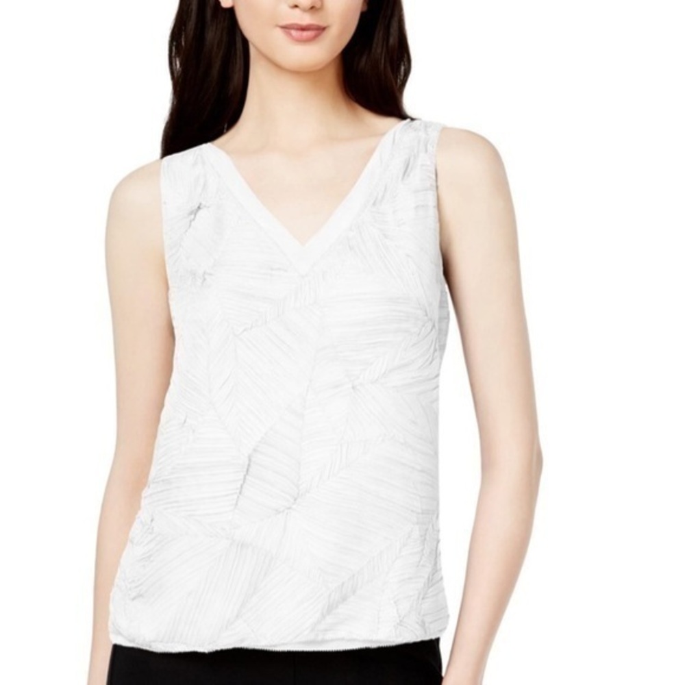 Bar III Womens Textured Knit Blouse